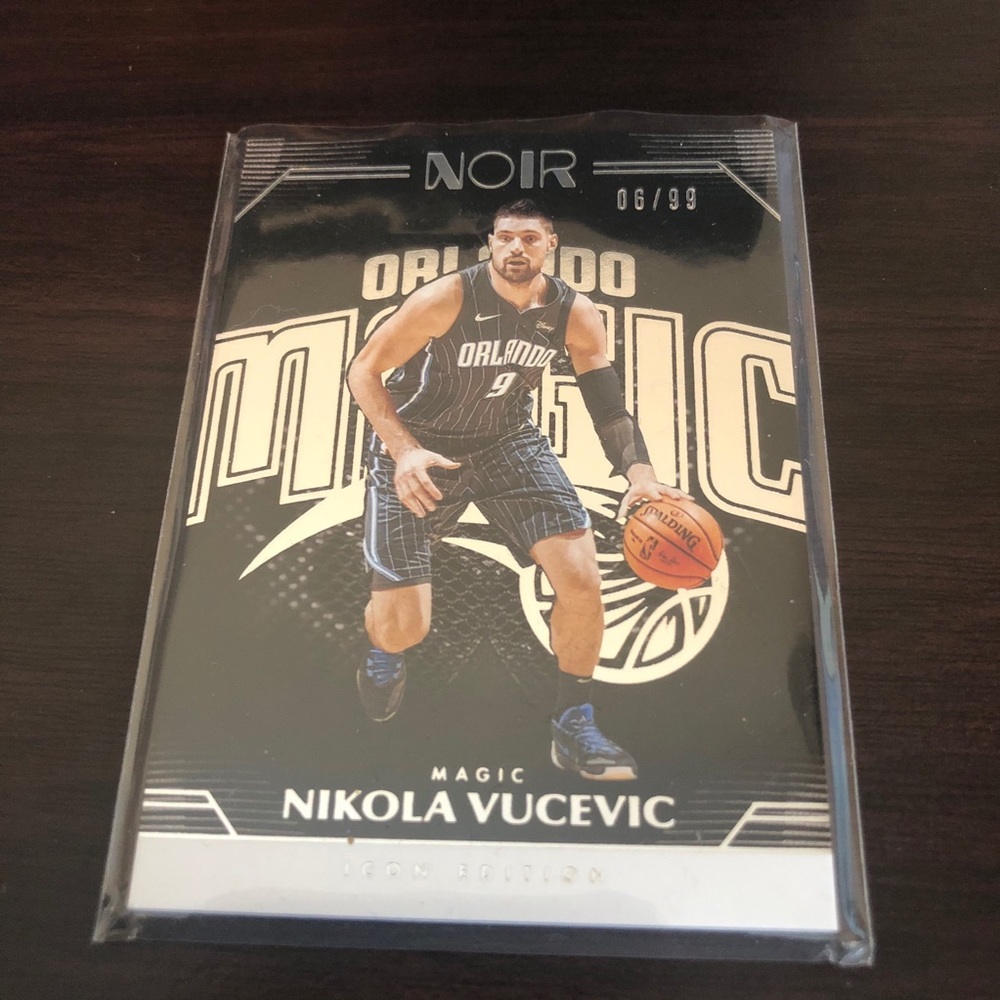 2020 Panini Noir Nikola Vucevic Card #78